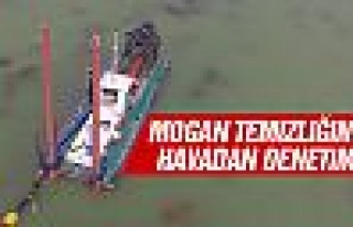 Başkan Duruay, Mogan Gölü temizliğini inceledi