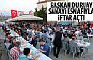 Başkan Duruay sanayide iftar açtı