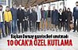 Başkan Duruay yerel gazetecilerle bir araya geldi