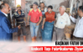 Başkan Duruay'dan Andezit Taşı İşçilerine Ziyaret