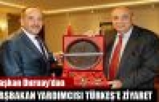 Başkan Duruay'dan Başbakan Yardımcısı Türkeş'e...