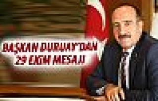 Başkan Duruay'dan mesaj