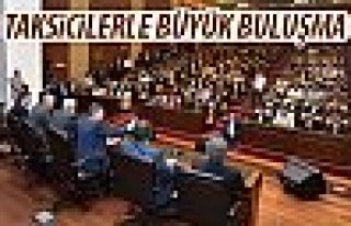 Başkan Gökçek taksicilerle buluştu