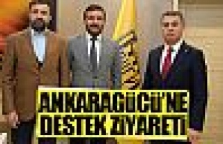 Başkan Şimşek'ten Ankaragücü yönetimine destek!