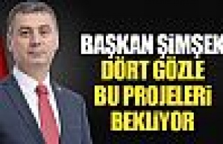 Başkan Şimşek'ten önemli açıklamalar!