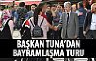 Başkan Tuna ilçe ilçe geziyor