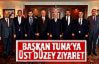 Başkan Tuna'ya ziyaret