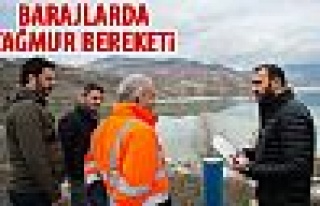 Başkent barajlarında yağmur bereketi