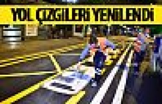 Başkent'in trafiği yol çizgileriyle daha güvenli!