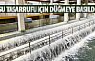 Başkent'te su tasarrufu!