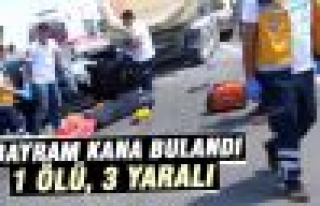 Bayram kana bulandı: 1 ölü 3 yaralı