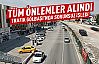 Bayramda trafik sorunsuz işledi