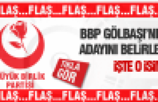BBP adayı belirlendi. İşte O isim.