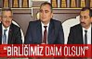 “Birliğimiz daim olsun”