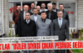 “BİZLER SİYASİ ÇIKAR PEŞİNDE DEĞİLİZ“