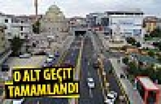  Bostancık-Karapürçek alt geçidi tamamlandı