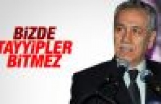 Bülent Arınç: Bizde Tayyipler bitmez