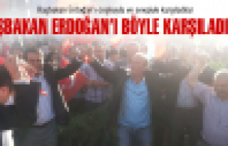 Büyük ustayı binlerce kişi karşıladı