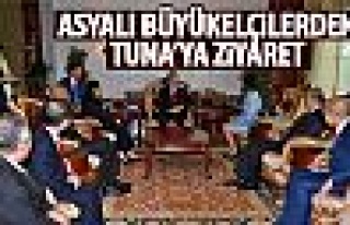 Büyükelçilerden Tuna'ya ziyaret