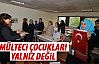 Büyükşehir mülteci çocuklarına sahip çıkıyor