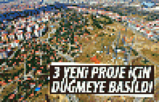 Büyükşehir'den 3 yeni proje