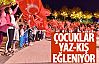 Büyükşehir'den çocuklara eğlence