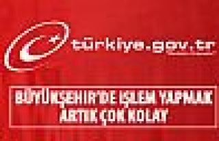 Büyükşehir'den e-devlet kolaylığı