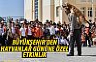 Büyükşehir'den Hayvanları Koruma Günü etkinliği