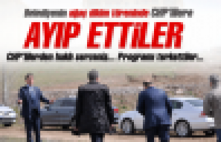 CHP'lilere ayıp ettiler