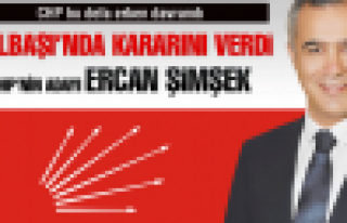 CHP'nin Bayrağı Ercan Şimşek'e emanet...
