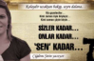 Çiğdem Şirin yazıyor... Sizler kadar… Onlar...