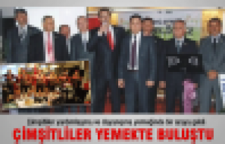 Çimşitliler yemekte buluştu