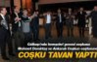 Coşku tavan yaptı