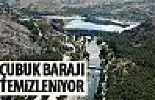 Çubuk 1 Barajı temizleniyor