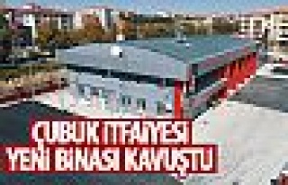 Çubuk İtfaiyesi hizmet binası açıldı