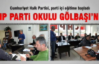 Cumhuriyet Halk Partisi, parti içi eğitime başladı