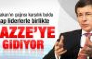 Davutoğlu Gazze'ye gidiyor