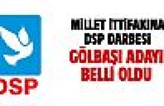 DSP Gölbaşı adayı belli oldu