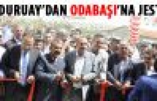 Duruay'dan Odabaşı'na jest