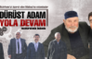 “Dürüst adam yola devam”