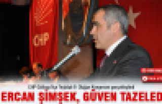 Ercan Şimşek güven tazeledi