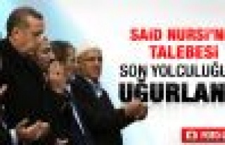 Erdoğan Said Nursi'nin talebesini uğurladı - Galeri