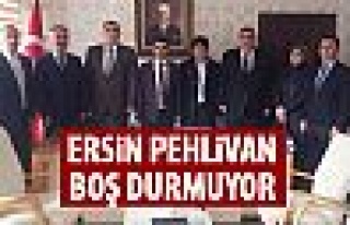 Ersin Pehlivan ziyaretlerine devam ediyor