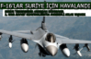 F-16'lar Suriye için havalandı