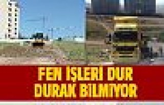 Fen İşleri çalışıyor!