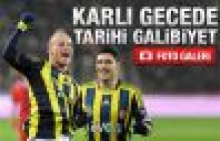 Fenerbahçe'den tarihi galibiyet 