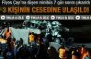 Filyos Çayı'na düşen kayıp minibüs bulundu