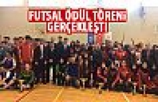 Futsal ödül töreni yapıldı