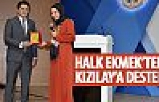 Genç Kızılay Teşkilatı2na Halk Ekmek'ten destek