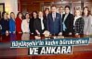 Gökçek kadın bürokratlarla bir araya geldi